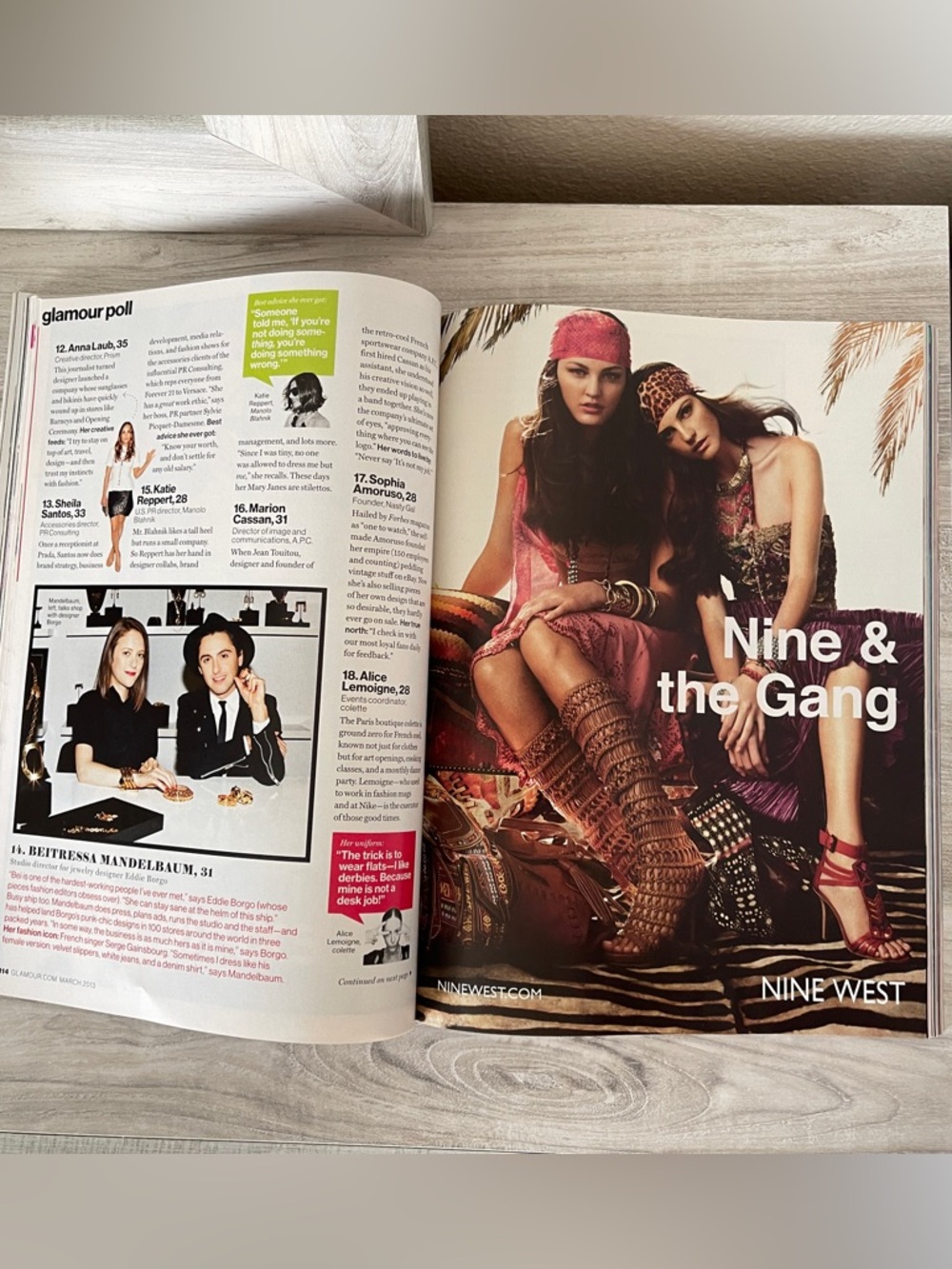 March 2013 Glamour Magazine - Picture 7 of 15